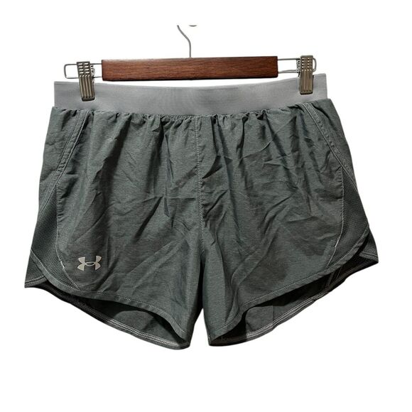 Under Armour Women's Athletic Running Shorts Size Small Gray Loose Heatgear - Picture 1 of 6